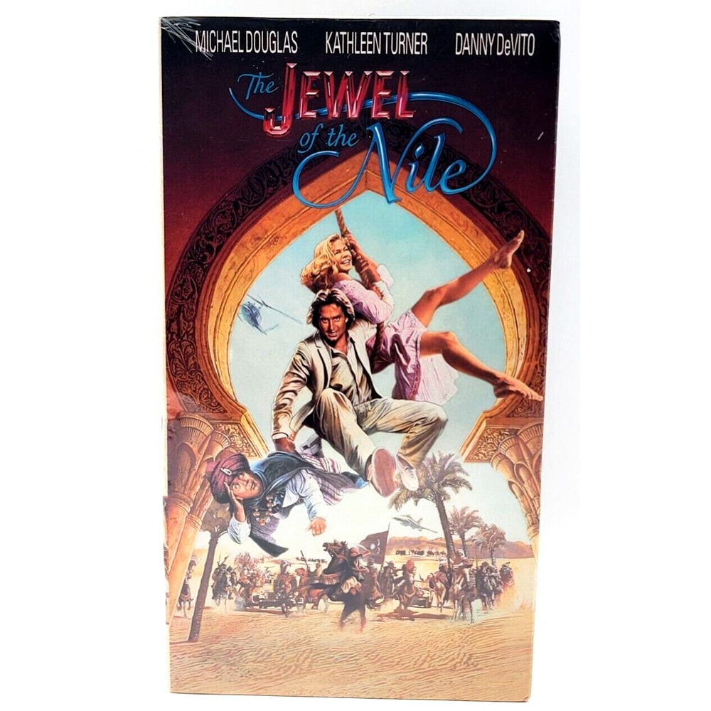 JEWEL OF THE NILE SEALED VHS MOVIE WATERMARK FOX MICHAEL DOUGLAS DANNY‎ DEVITO